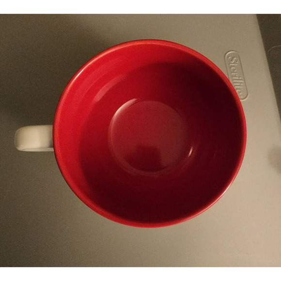 Disney Mickey & Minne " I Love U" Heart Pattern Large Mug. NWOT - Picture 5 of 5